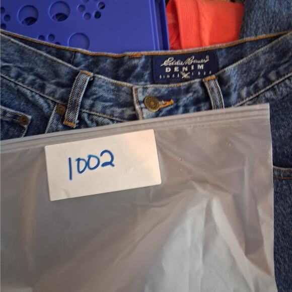 Eddie Bauer Mom Blue Jeans Women's 12 100% Cotton Hi-Rise Denim Vintage - Picture 13 of 13